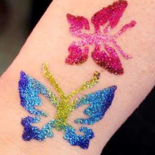 glitter-tattoo-butterfly