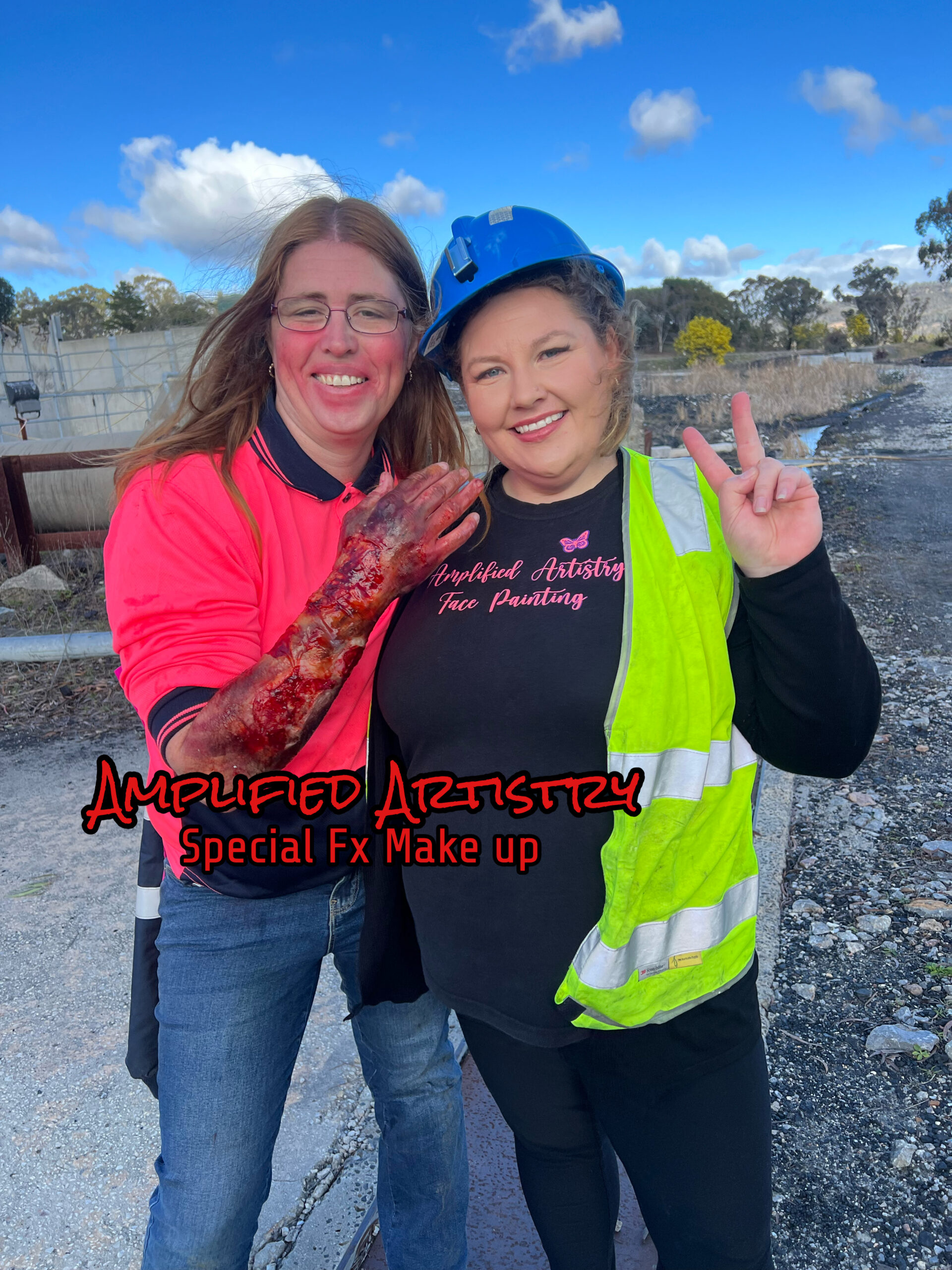 Richelle with a Victim